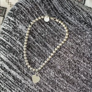 Tiffany sterling silver charm bracelet